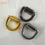 HFSHY 10 Chiếc Kim Loại Nặng D-Ring Đinh Tán Chụp Bule Cho Túi Xách Thắt Lưng Móc Treo Da Thủ Công DIY May Phụ Kiện VN