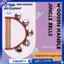 Bộ nhạc cụ gõ, Gậy nhịp điệu + Bình lắc trứng bằng gỗ + Chuông rung Tambourine, cho bữa tiệc Giáng sinh cho trẻ em