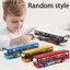 Xe hợp kim SRVN Xe buýt 15Cm Mô hình xe buýt Diecast Double- Kéo Ba Xe Đồ chơi trẻ em Xe buýt Đồ chơi ô tô cho bé trai bé gái Quà tặng sinh nhật.