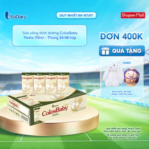 Sữa uống dinh dưỡng ColosBaby Pedia 110ml - VitaDairy