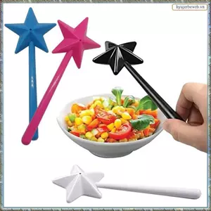 4 Mảnh Muối Và Tiêu Bình Lắc Magic Wands Duo Muối / Tiêu Đen & Trắng & Hồng & Xanh 18x7x3cm