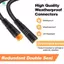 Cáp nối dài xe đạp điện 3 chân Cáp chống nước Nam sang Nữ Đầu nối cáp Ebike