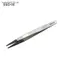 SRVN 1 Miếng ESD Chống Tĩnh Điện Có Tay Cầm Bằng Thép Không Gỉ Đầu Có Thể Thay Thế Để Sửa Chữa Điện Tử DIY Thủ Công Trang Sức Làm.