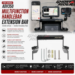 CHO HONDA ADV350 Thanh Điều Hướng Điện Thoại GPS Gắn Thanh Chữ Thập Bảng Điều Khiển Đa Năng Mở Rộng Giá Đỡ CNC Phụ Kiện Xe Máy
