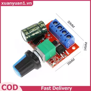 Mô-đun điều khiển tốc độ động cơ XUAN PWM DC Motor Governor 5v-35v Bộ điều chỉnh tốc độ có thể điều chỉnh Điều khiển Công tắc Thống đốc Công tắc 5A Chức năng chuyển đổi Led Dimmer VN