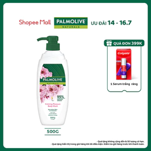Sữa tắm Palmolive chiết xuất thiên nhiên dưỡng da ẩm mịn từ hoa 500g