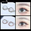 Lens mắt FB-284 Brown màu nâu loang trong trẻo tự nhiên, không viền, size nhỏ - LUNA EYES