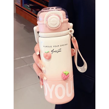 bình giữ nhiệt 1000ml bình nước giữ nhiệt bình giữ nhiệt Cốc Nước Cách Nhiệt Bé Gái Văn Phòng Giá Trị Cao Có Ống Hút Ba Cốc Uống Học Sinh Cốc Giữ Nhiệt Di Động 2025 Phong Cách Mới