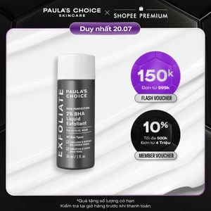 Dung dịch loại bỏ tế bào chết giảm mụn Paula's Choice Skin Perfecting 2% BHA Liquid Exfoliant 30ml 2016