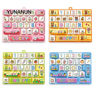 Đồ chơi bàn phím cơ YUNAUN, 26 phím Đồ chơi Fidget giảm căng thẳng có thể treo được, Đồ chơi quà tặng sáng tạo mới lạ Túi âm thanh chìa khóa Mặt dây chuyền Charm Sử dụng giảm căng thẳng