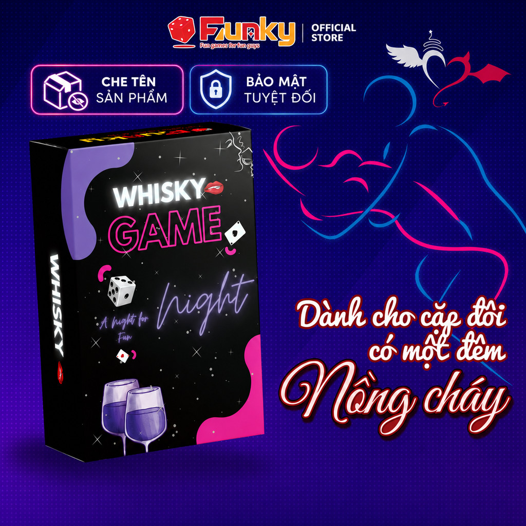 [CHE TÊN] Bộ Bài Tình Yêu Drink More Phiên Bản Whisky – Drinking Game Dành Cho Cặp Đôi Có Một Đêm Đầy Cảm Xúc