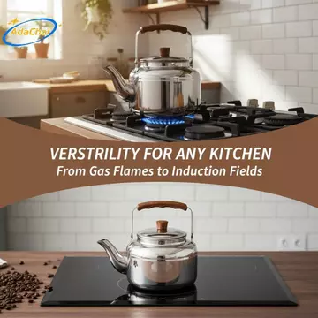 AdaChoi Ấm Siêu Tốc Không Từ Tính Ấm Siêu Tốc Nước Nóng Ấm Siêu Tốc Cảm Ứng Thiên Tính Ấm Ấm Trà Hộ Gia Đình Đổ Trên Ấm Retro Ấm Nhà Hàng Khách Sạn Ấm VN