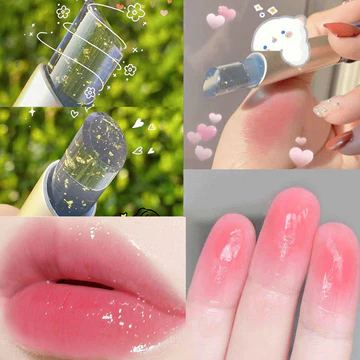 son dưỡng môi có màu son dưỡng có màu Son Môi Đổi Màu Thạch Dưỡng Ẩm Lâu Dài Không Phai Màu Dưỡng Ẩm Hydrating Mặt Trơn Giá Rẻ Cốc Chống Dính Màu Chống Thấm Nước-