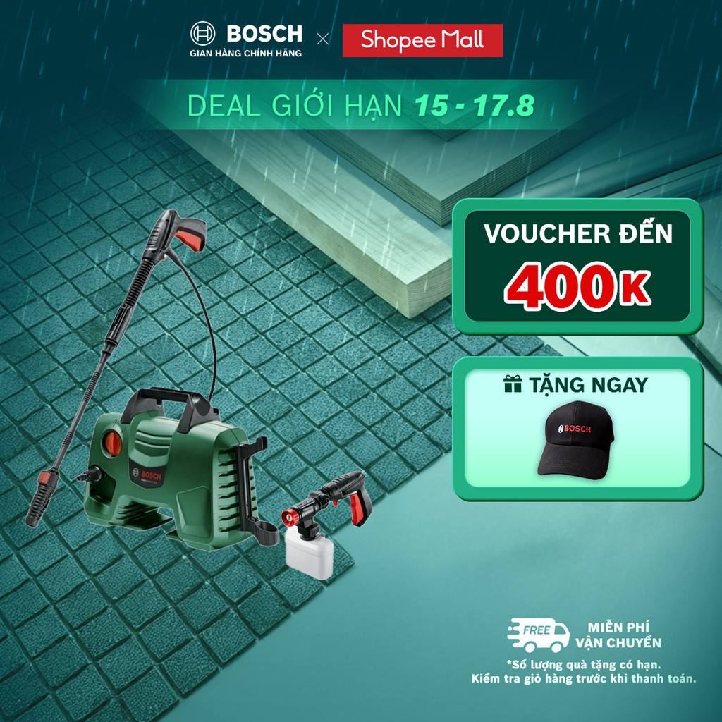 Bộ máy phun xịt rửa Bosch EasyAquatak 110
