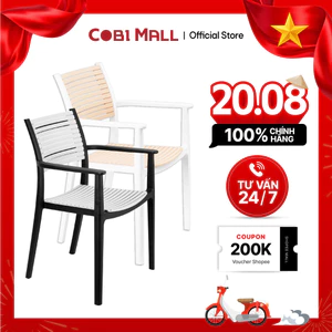 Ghế Nhựa Cao Cấp Kiểu Dáng Đơn Giản – Ghế Phòng Ăn, Quán Cafe, Văn Phòng – Cobihome