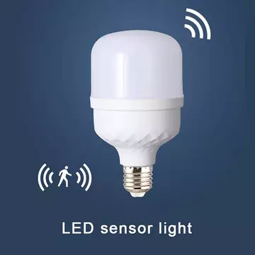 Cảm biến bóng đèn cảm ứng bật / tắt tự động PLUMHOME Bóng đèn LED cảm biến chuyển động tự động Bóng đèn LED Bóng đèn kích hoạt bằng giọng nói thông minh Đèn tiết kiệm năng lượng 220V.