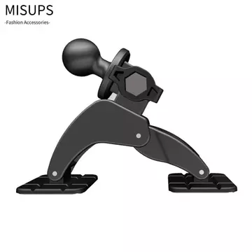Giá đỡ đầu bi MISUPS, Đế dính kép Giá đỡ điện thoại xoay 360 độ, Đế gắn có thể điều chỉnh Giá đỡ điện thoại di động 17mm Giá đỡ hỗ trợ bảng điều khiển ô tô