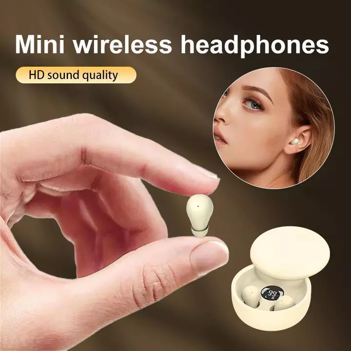 Tai nghe Bluetooth vô hình MSHUKCini5.4True Tai nghe nhét tai không dây Âm thanh thể thao Tai nghe không dây Bluetooth Tai nghe khử tiếng ồn Tai nghe chơi game
