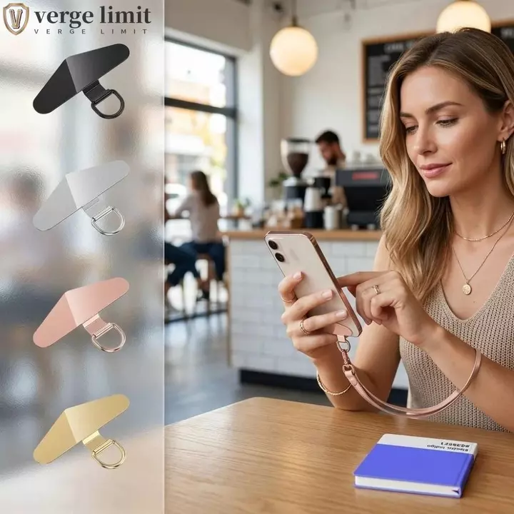 VERGE LIMIT 5 Chiếc Khóa Dây Điện Thoại, Đầu Nối Dây Điện Thoại Mịn Siêu Mỏng, Phụ Kiện Dây Điện Thoại Kim Loại Đa Năng Chắc Chắn Dây Điện Thoại Tab Tất Cả Các Vỏ Điện Thoại