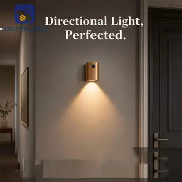 POINTER LIMIT Đèn ngủ, Đèn khí quyển có thể sạc lại Đèn tường cảm biến cơ thể con người, Đèn trang trí Cảm biến chuyển động cảm ứng cơ thể con người Đèn tường hành lang