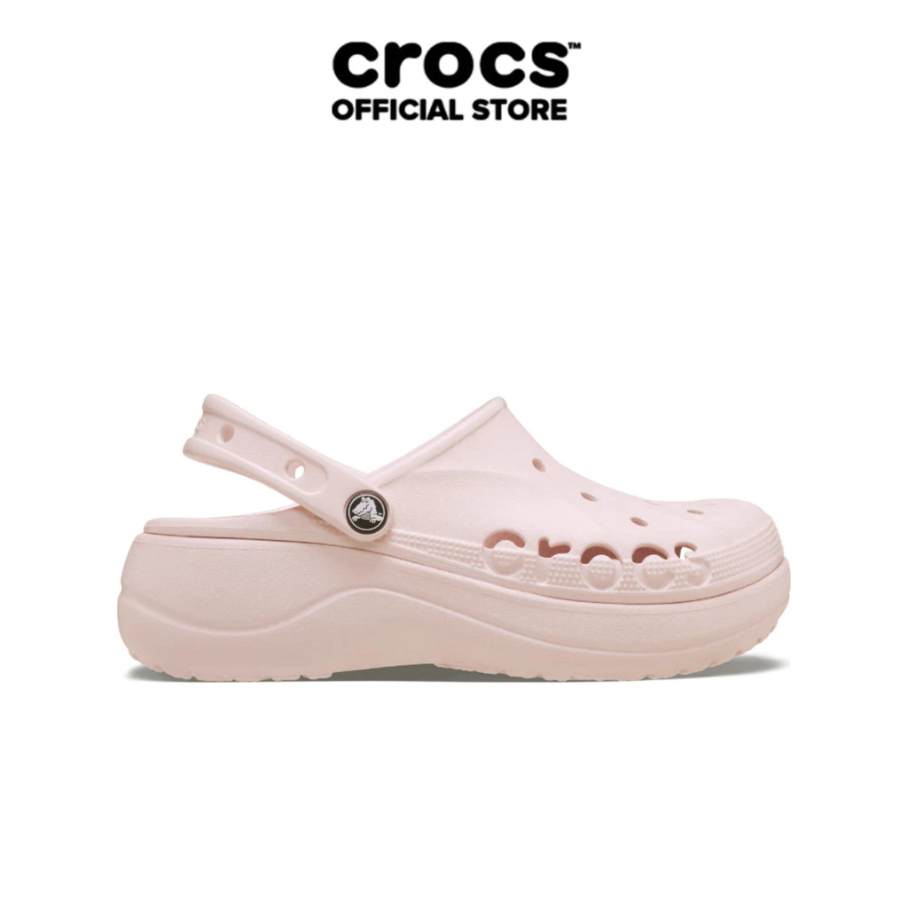 Giày Clog Nữ Crocs Baya Platform - Barely Pink - 208186-6PI