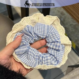 Onetimingfine Mùa Xuân Mới Dây Buộc Tóc Chất Lượng Cao Bóng Trang Trí Tóc Mũ Đa Năng VN