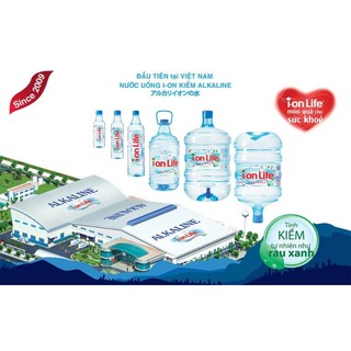 Thùng 24 Chai Nước Uống ION Kiềm Đóng Chai ION Life 450ml - Khỏe ruột Mát gan Hỗ trợ tiêu hoá, Trung hoà axit dư thừa
