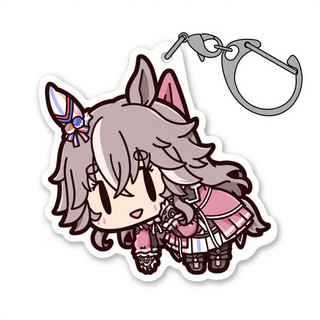 Umamusume: Pretty Derby Eishin Flash Cosplay Keychain Acrylic Keyring Pendant Key Chain Ornament Figure Accessory Cute
