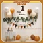 Dây chữ dạ Happy Birthday, Số Tuổi vải dạ, bánh sinh nhật dạ trang trí sinh nhật phong cách Hàn Quốc
