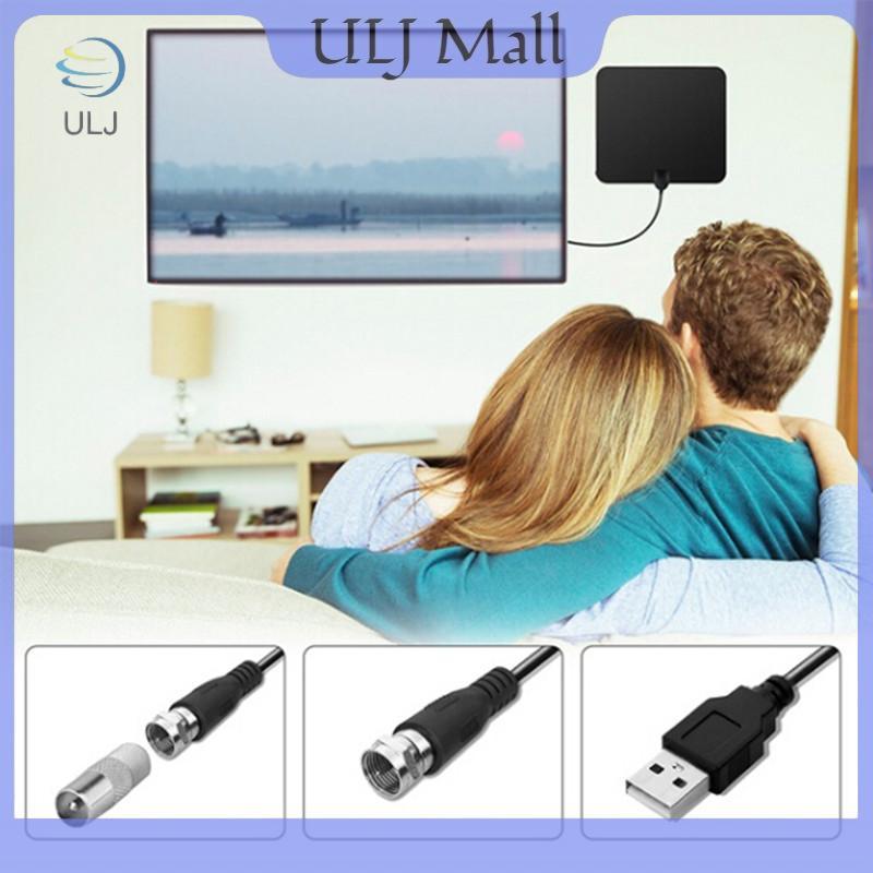 Ăng-ten TV ULJ HDTV Flat Trong nhà Phạm vi 50 dặm VHF UHF DVB -.