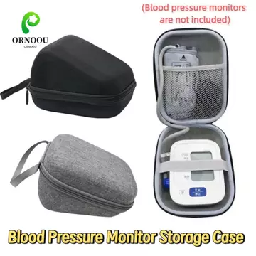 Túi bảo vệ máy đo huyết áp ORNOOU, Hộp đựng máy đo huyết áp di động hình tam giác, Vỏ cứng chống sốc chống nước cho máy đo huyết áp