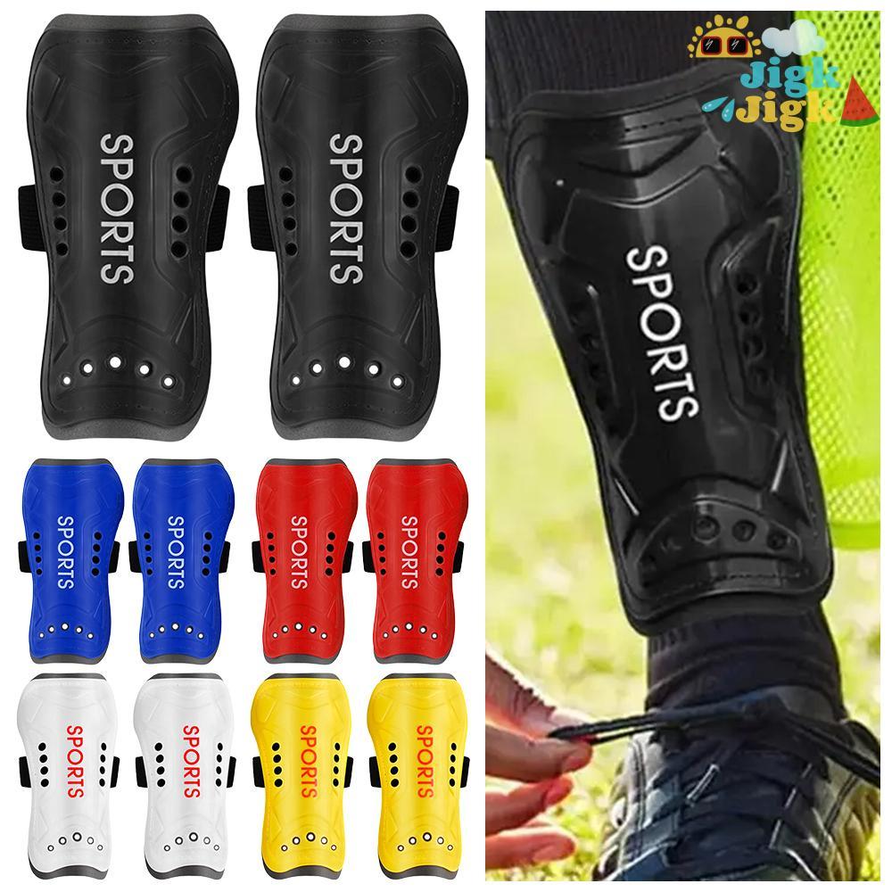 JIGK Bóng Đá Shin Guard - Tấm Bảo Vệ Bắp Chân Nhẹ, Thoáng Khí, Thích Hợp Chơi Bóng Đá Ngoài Trời