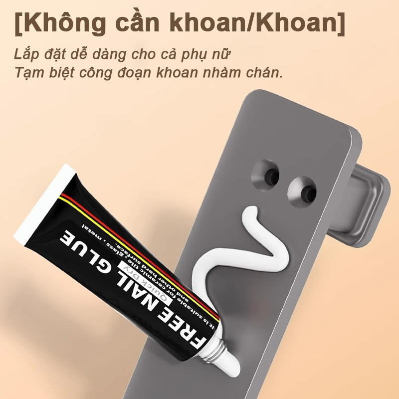 Móc Treo Quần Áo Dán Tường Chịu Lực Mạnh Chống Gỉ – Không Khoan, Tặng Kèm Keo Dán Tiện Lợi, Dễ Lắp Đặt