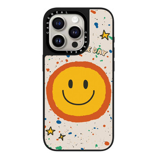 CASENEAL Mặt cười hướng dương Vỏ điện thoại gương chất lượng cao Thích hợp cho iPhone 17ProMax 17pro 17 air 16promax 16 15promax 15 14promax 13 13promax Ốp cứng chống rơi thời trang