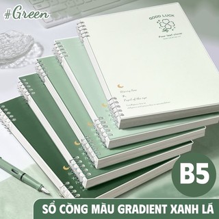 Sổ còng sáng tạo B5, thiết kế mở để decor sticker và hình ảnh, ruột giấy kẻ ô sáng tạo, 120 trang, cho những ý tưởng