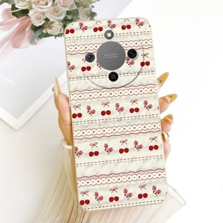 Ốp Chống Sốc Cho Honor X9D / Magic 8 Lite 5G Ốp Lưng MTN-NX1 Thời Trang Thoáng Mát Núi Lửa Hoa Cúc Sơn Mềm Silicon Ốp lưng