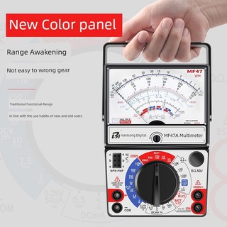 Đồng hồ vạn năng con trỏ MF47 Đồng hồ vạn năng cơ độ chính xác cao Hộ gia đình Sinh viên Điện chống cháy nhỏ cầm tay