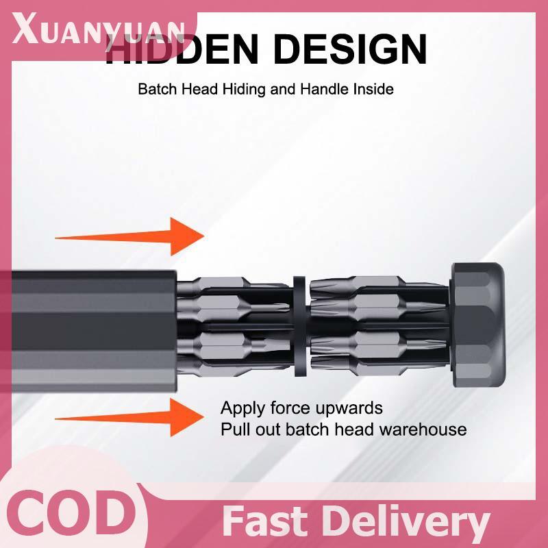 XUAN 27 trong 1 Bộ tuốc nơ vít cầm tay Tua vít chính xác nhỏ Dụng cụ sửa chữa mũi khoan từ tính cho kính mắt Đồng hồ VN