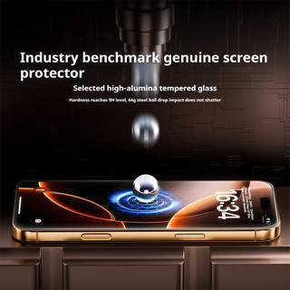 Sang Trọng 17 Series Lắp Đặt Nhanh Kính Cường Lực Cho IPhone 17 Pro Max 17Air 12 13 14 15 16 Pro Max Plus HD Bảo Vệ Màn Hình Chống Sâu Bụi Miễn Phí Hộp Lắp Đặt