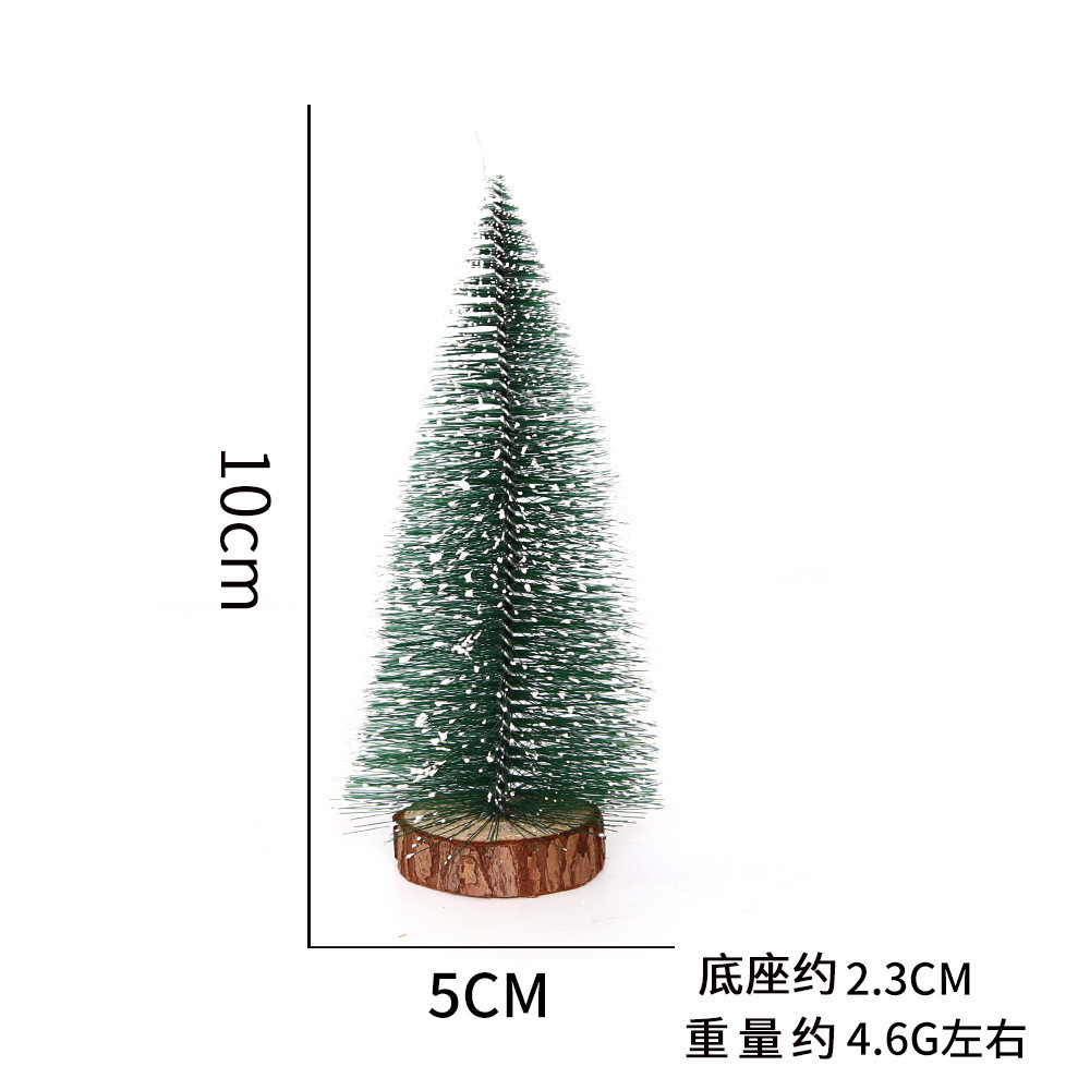 10-40cm Mini Cây Giáng Sinh Trang Trí Giáng Sinh DIY Cây Thông Trang Trí Quà Tặng Giáng Sinh