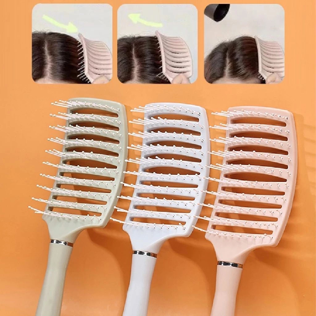 Chuyên Dùng Sử Dụng Tại Quán Salon,Lược Chải Tóc Đệm,Lược Tạo Kiểu，Kiểu dáng Fluffy Lược Chải Tóc Mát Xa Da Đầu