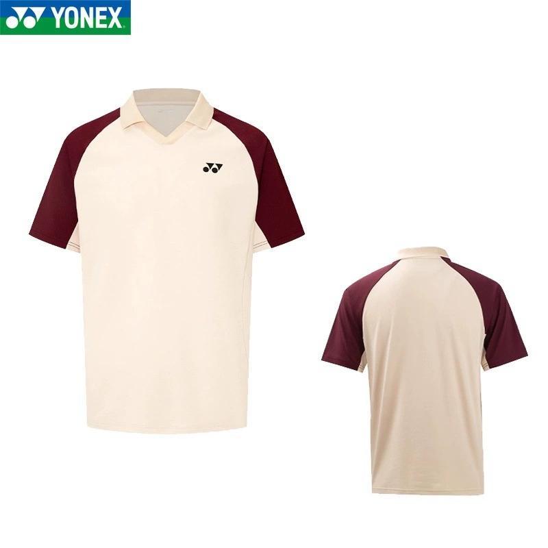 Mới 2025 Yonex Quần Áo Vợt và Cầu Lông Nam Nữ, Cổ Thoáng Khí, Phù Hợp Thể Thao và Giải Trí
