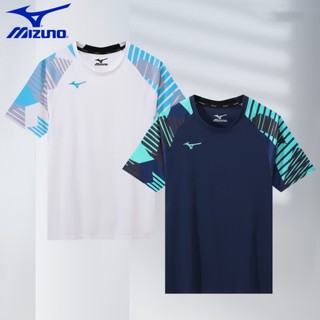 Áo sơ mi thể thao Mizuno tay ngắn khô nhanh, phù hợp cho cả nam và nữ