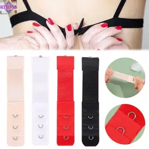 RTJIFSS 1 / 8 Chiếc Áo Ngực Mở Rộng Khóa, Phụ Kiện Đồ Lót Có Thể Điều Chỉnh Áo Ngực Mở Rộng, Khóa Thắt Lưng Nylon 1 Hàng 3 Móc Dây Đeo Móc Mở Rộng Nữ