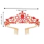 THEGIRL8B Vương Miện Kim Cương Giả, Bling Vintage Tiara, Trang Trí Hàng Hóa Với Lược Sang Trọng Thanh Lịch Cô Dâu Đầu Trang Trí