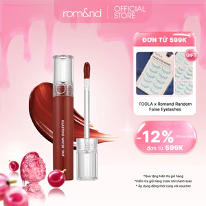 Son tint nước siêu lì, lâu trôi Hàn Quốc Romand Glasting Water Tint 4g