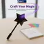 MAKY Thời Trang Sáng Tạo 3D In Cây Đũa Phép Tập Để Thanh Toán Di Động Ngôi Sao Dễ Thương Magic Giá Đỡ Ngộ nghĩnh Nhẹ Thẻ Tín Dụng Sử Dụng Hàng Ngày VN