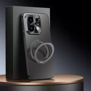 Ốp Lưng YJD Cho OPPO Reno16 Pro Mạ Điện Mặt Sau 360°Ốp điện thoại chống rơi giá đỡ xoay