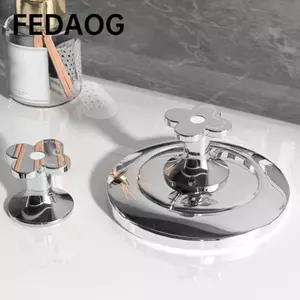 Nút nhấn bồn cầu FEDAOG, Công cụ đa chức năng Nút ép vệ sinh hình hoa, Tay cầm nội thất đa năng