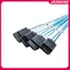 Cáp JASMINE SAS SATA Mini-SAS SFF-8087 Đến 4 Cáp SATA Mini SAS 4i SFF8087 36P Đến 4 Cáp SATA 7P 12Gbps 1 / 0.5M Dữ Liệu Ổ Cứng JASMINE